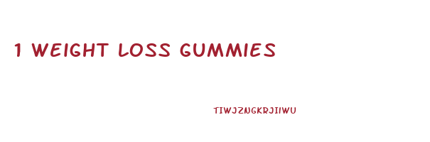 1 weight loss gummies