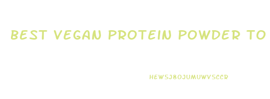 best vegan protein powder to lose weight