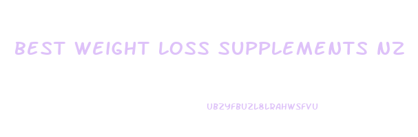 best weight loss supplements nz