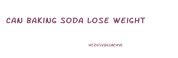 can baking soda lose weight