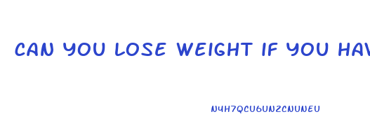 can you lose weight if you have a slow metabolism
