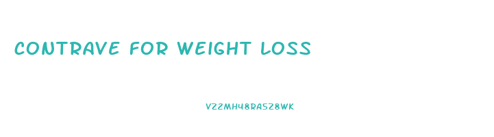 contrave for weight loss