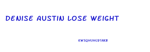 denise austin lose weight
