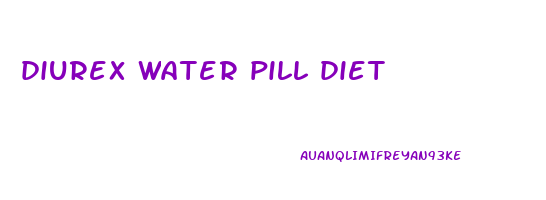 diurex water pill diet