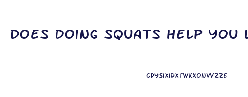 does doing squats help you lose weight