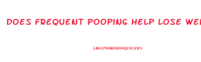 does frequent pooping help lose weight