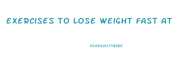exercises to lose weight fast at home videos
