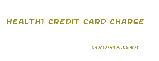 health1 credit card charge