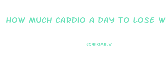 how much cardio a day to lose weight fast