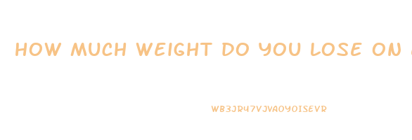 how much weight do you lose on egg fast