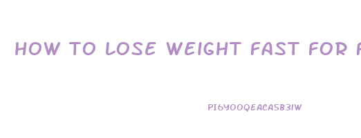 how to lose weight fast for free