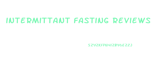 intermittant fasting reviews