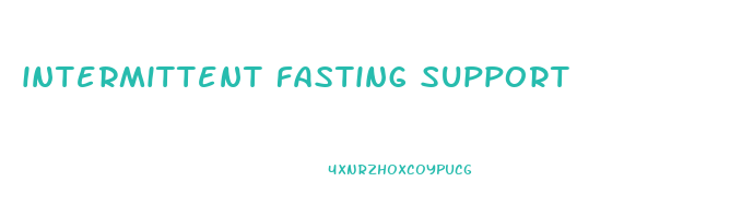 intermittent fasting support
