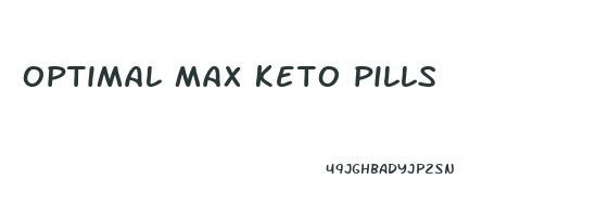 optimal max keto pills