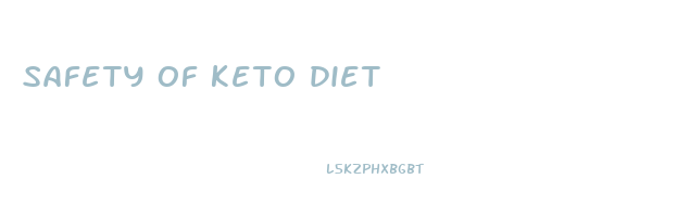 safety of keto diet