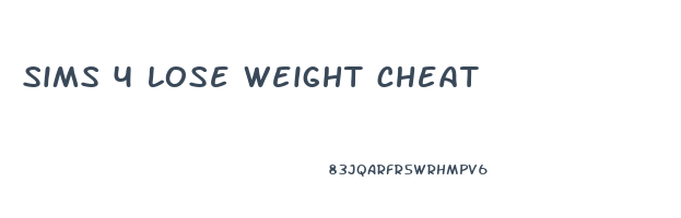sims 4 lose weight cheat