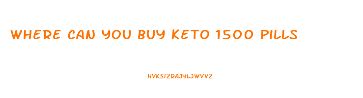 where can you buy keto 1500 pills