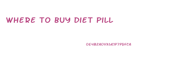 where to buy diet pill