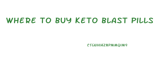 where to buy keto blast pills