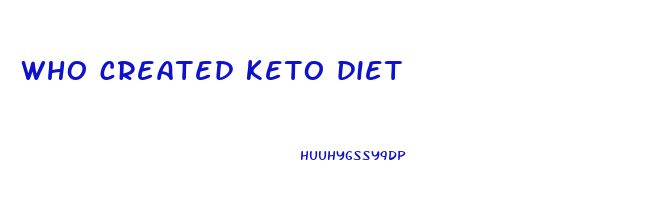 who created keto diet