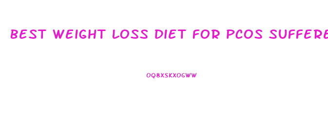 Best Weight Loss Diet For Pcos Sufferers