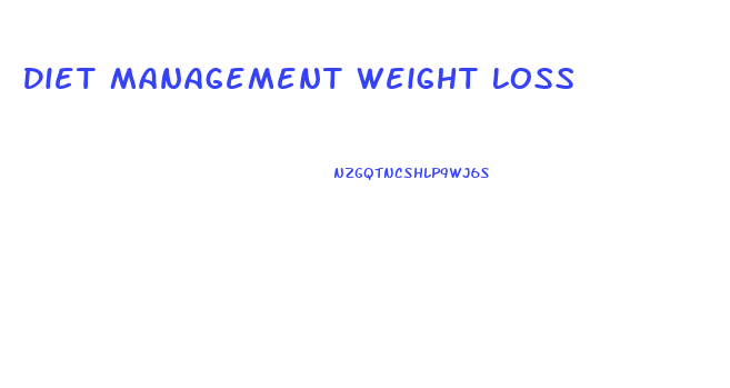Diet Management Weight Loss