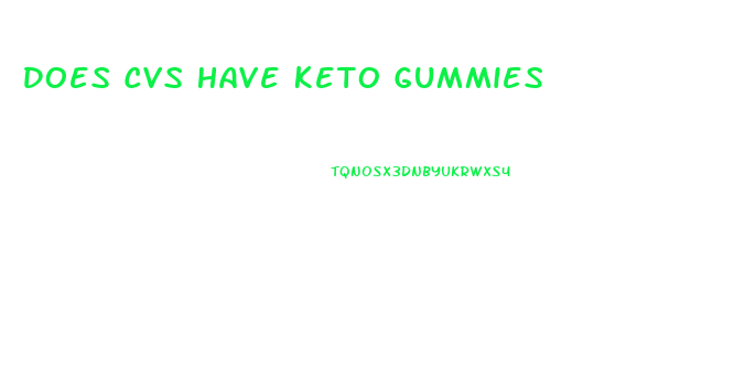 Does Cvs Have Keto Gummies