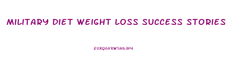 Military Diet Weight Loss Success Stories