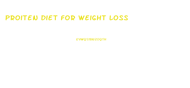 Proiten Diet For Weight Loss