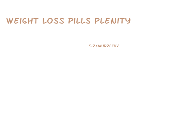 Weight Loss Pills Plenity