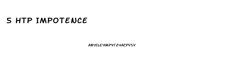 5 Htp Impotence