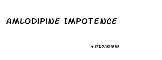 Amlodipine Impotence