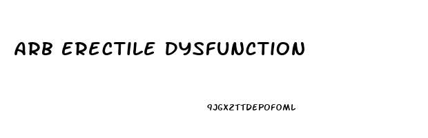 Arb Erectile Dysfunction