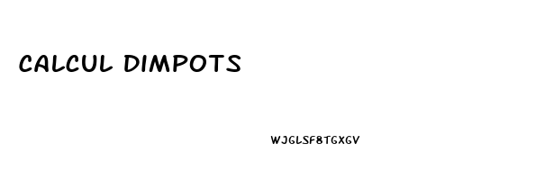 Calcul Dimpots