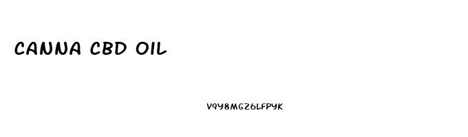 Canna Cbd Oil