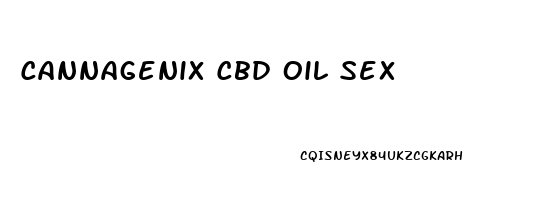Cannagenix Cbd Oil Sex