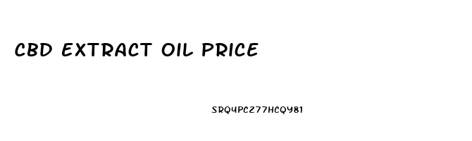 Cbd Extract Oil Price