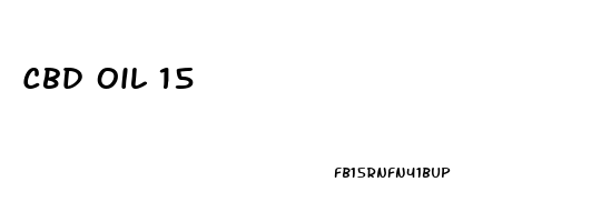 Cbd Oil 15