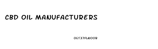 Cbd Oil Manufacturers