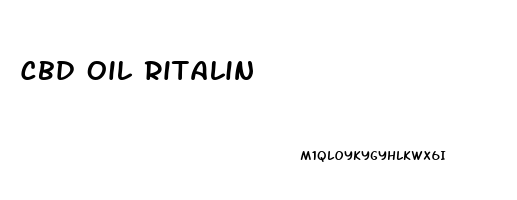 Cbd Oil Ritalin