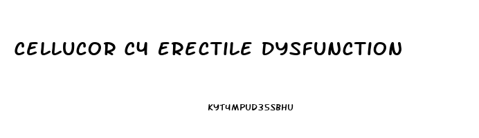 Cellucor C4 Erectile Dysfunction