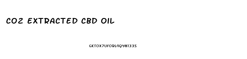 Co2 Extracted Cbd Oil