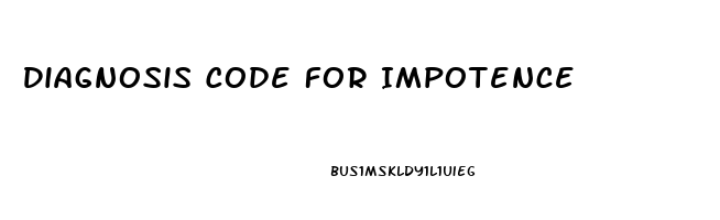 Diagnosis Code For Impotence