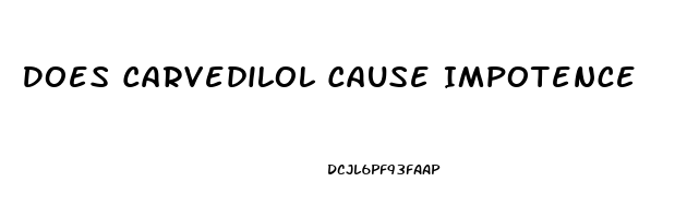 Does Carvedilol Cause Impotence