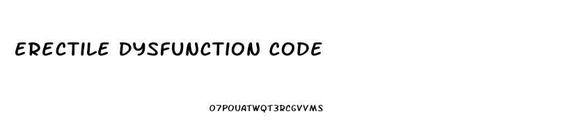 Erectile Dysfunction Code