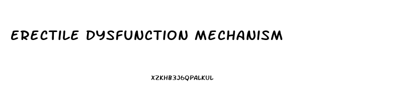 Erectile Dysfunction Mechanism