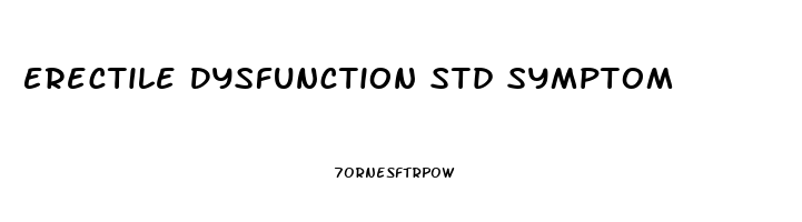 Erectile Dysfunction Std Symptom
