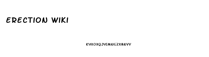 Erection Wiki