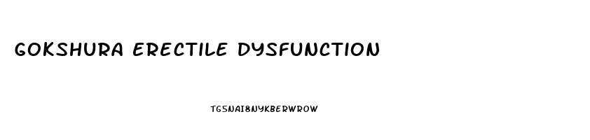 Gokshura Erectile Dysfunction
