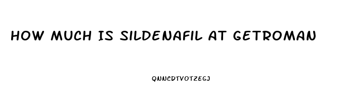 How Much Is Sildenafil At Getroman